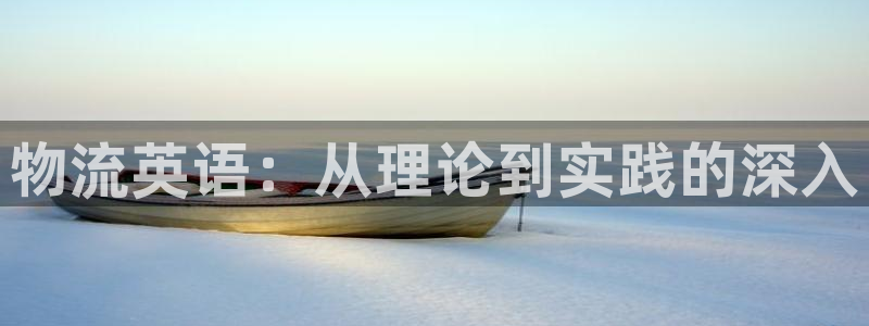 ,优游国际麻将胡了：物流英语：从理论