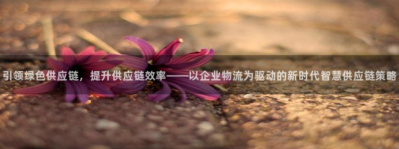 ,优游国际注册网址：引领绿色供应链，